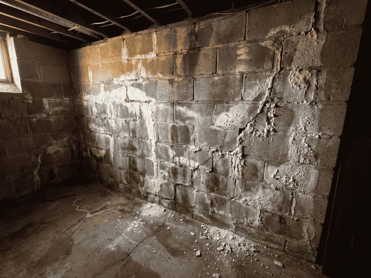 White Chalky Residue on Walls